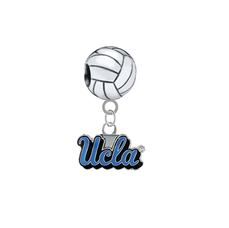 UCLA Bruins Volleyball Universal European Bracelet Charm