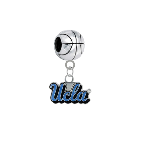 UCLA Bruins Basketball Universal European Bracelet Charm