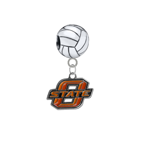 Oklahoma State Cowboys Volleyball Universal European Bracelet Charm