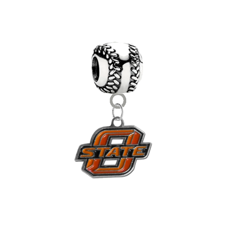 Oklahoma State Cowboys Softball Universal European Bracelet Charm
