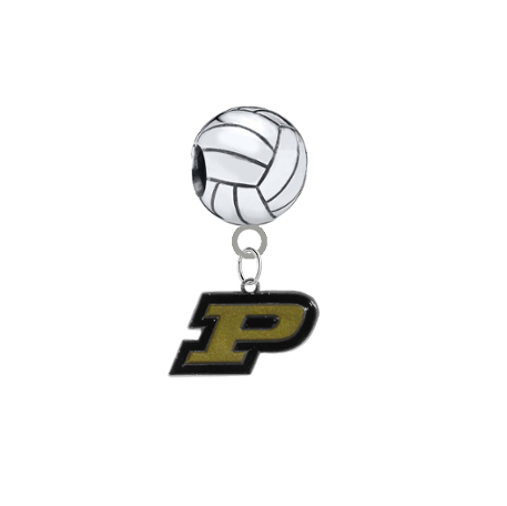 Purdue Boilermakers Volleyball Universal European Bracelet Charm