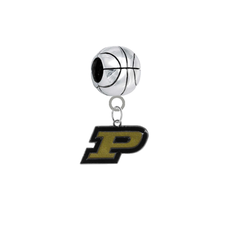 Purdue Boilermakers Basketball Universal European Bracelet Charm