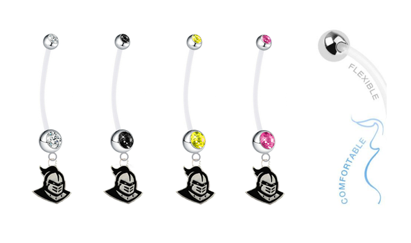 Central Florida Knights Pregnancy Maternity Belly Button Navel Ring - Pick Your Color
