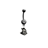Central Florida Knights Black College Belly Button Navel Ring