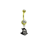 Central Florida Knights Gold College Belly Button Navel Ring