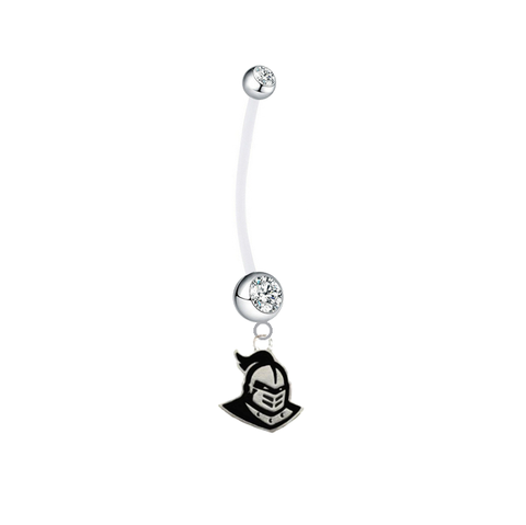 Central Florida Knights Clear Pregnancy Maternity Belly Button Navel Ring