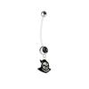 Central Florida Knights Black Pregnancy Maternity Belly Button Navel Ring