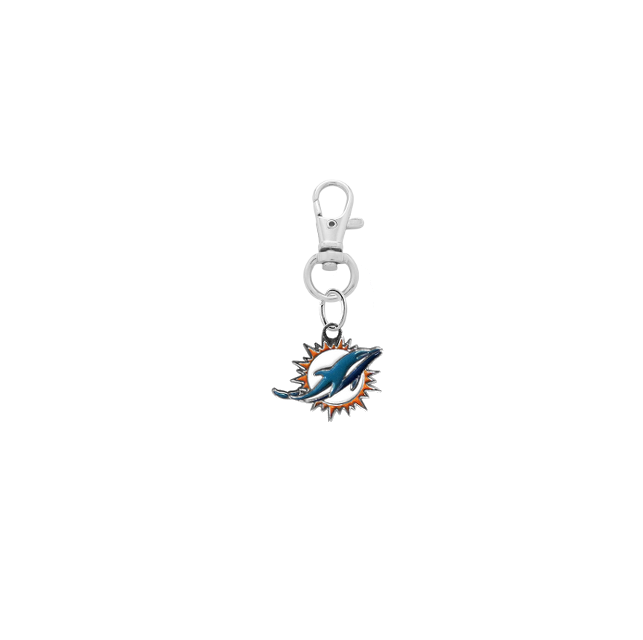 Miami Dolphins NFL Silver Pet Tag Dog Cat Collar Charm