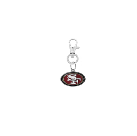 San Francisco 49ers Silver NFL Pet Tag Dog Cat Collar Charm