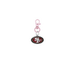 San Francisco 49ers Rose Gold NFL Pet Tag Dog Cat Collar Charm