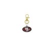 San Francisco 49ers Gold NFL Pet Tag Dog Cat Collar Charm