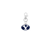 BYU Brigham Young Cougars Silver Pet Tag Dog Cat Collar Charm