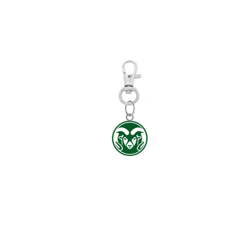Colorado State Rams Silver Pet Tag Dog Cat Collar Charm
