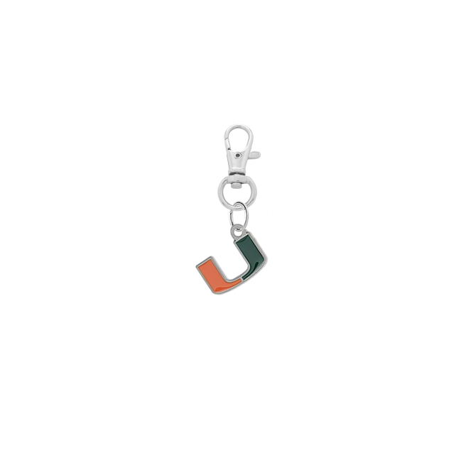 Miami Hurricanes Silver Pet Tag Dog Cat Collar Charm