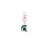 Michigan State Spartans Mascot Rose Gold Pet Tag Dog Cat Collar Charm