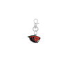 Oregon State Beavers Silver Pet Tag Dog Cat Collar Charm