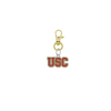USC Southern California Trojans Gold Pet Tag Dog Cat Collar Charm