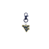 West Virginia Mountaineers Black Pet Tag Dog Cat Collar Charm