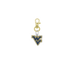 West Virginia Mountaineers Gold Pet Tag Dog Cat Collar Charm