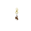 Wyoming Cowboys Gold Pet Tag Dog Cat Collar Charm