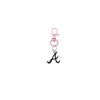Atlanta Braves 3 Rose Gold Pet Tag Dog Cat Collar Charm