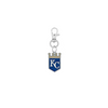 Kansas City Royals Silver Pet Tag Dog Cat Collar Charm