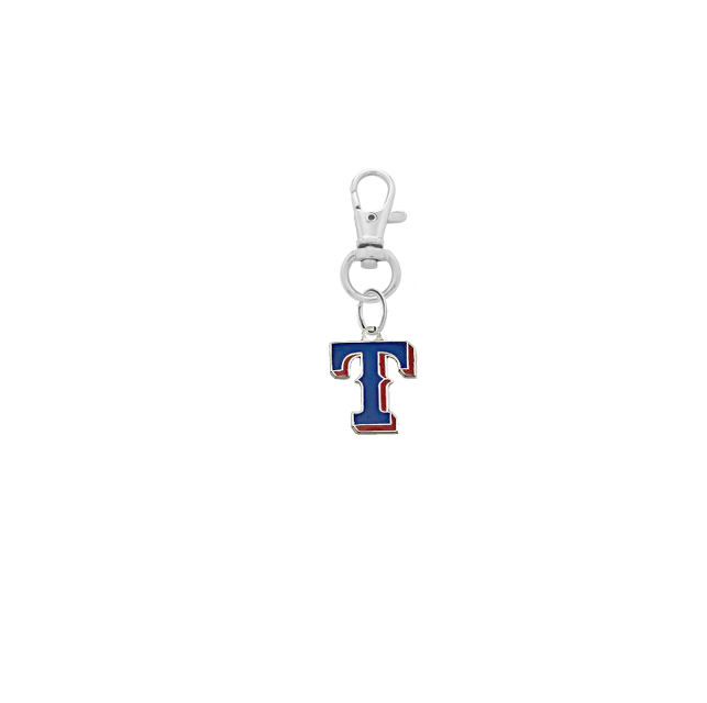 Texas Rangers Style 2 Silver Pet Tag Dog Cat Collar Charm