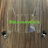 Seattle Seahawks Mini Football Helmet Visor Shield Clear w/ Clips