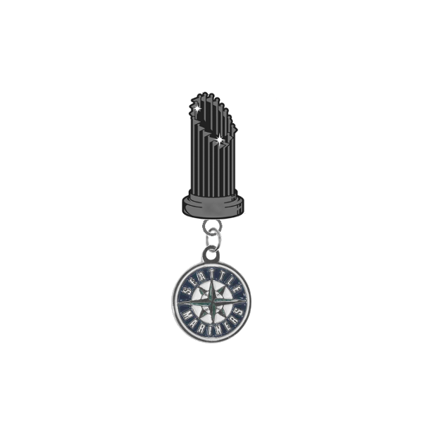 Seattle Mariners MLB World Series Trophy Lapel Pin