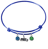 Seattle Seahawks Blue NFL Expandable Wire Bangle Charm Bracelet
