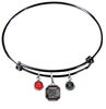 South Carolina Gamecocks BLACK Color Edition Expandable Wire Bangle Charm Bracelet