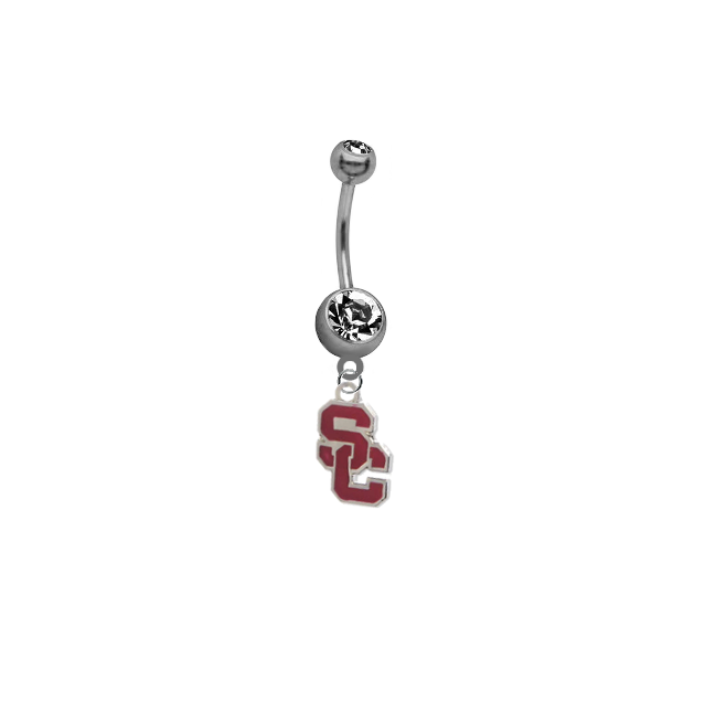 USC Southern California Trojans Style 2 NCAA College Belly Button Navel Ring