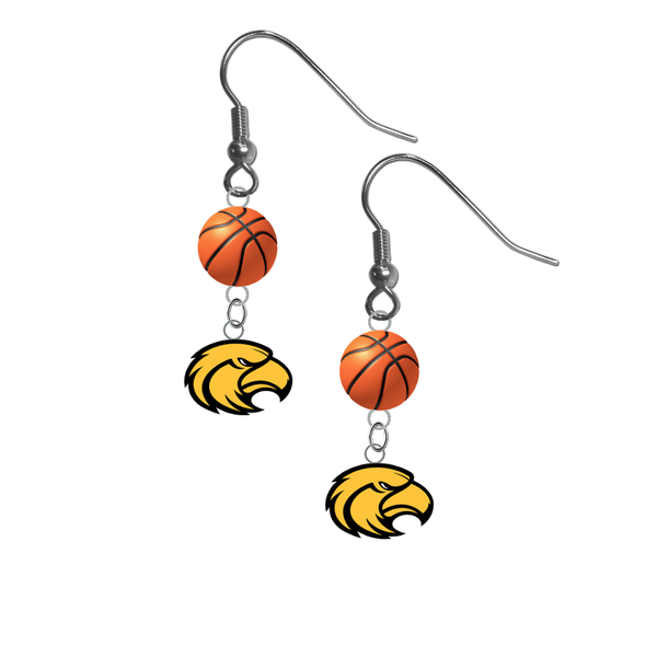 Southern Miss Golden Eagles NCAA Basketball Dangle Earrings