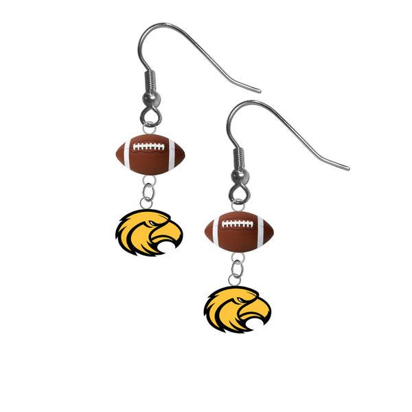 Southern Miss Golden Eagles NCAA Football Dangle Earrings