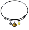 Southern Mississippi Golden Eagles BLACK Color Edition Expandable Wire Bangle Charm Bracelet