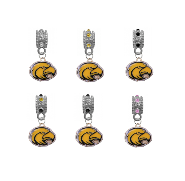Southern Miss Golden Eagles NCAA Crystal Rhinestone European Bracelet Charm