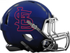 St Louis Cardinals Custom Concept Navy Blue Mini Riddell Speed Football Helmet