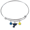 St Louis Blues NHL Expandable Wire Bangle Charm Bracelet