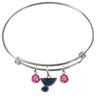 St Louis Blues NHL Expandable Wire Bangle Charm Bracelet