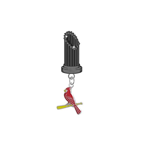 St Louis Cardinals Style 3 MLB World Series Trophy Lapel Pin