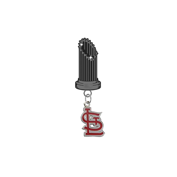 St Louis Cardinals Style 2 MLB World Series Trophy Lapel Pin
