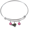 Los Angeles Rams NFL Expandable Wire Bangle Charm Bracelet