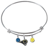 Los Angeles Rams NFL Expandable Wire Bangle Charm Bracelet