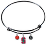 Stanford Cardinal BLACK Color Edition Expandable Wire Bangle Charm Bracelet