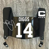 Buffalo Bills Stefon Diggs Mini Football Helmet Visor Shield Black Dark Tint w/ Clips