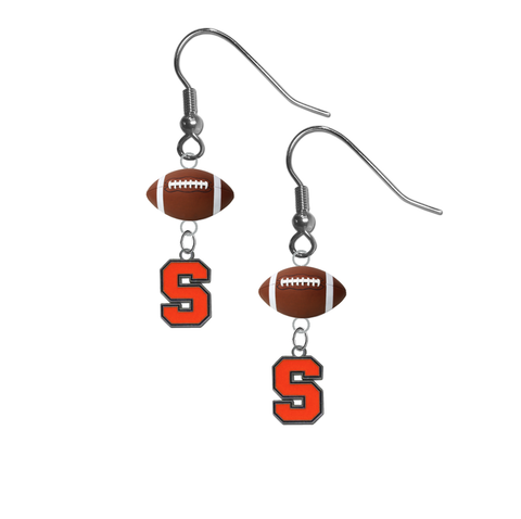 Syracuse Orange NCAA Football Dangle Earrings
