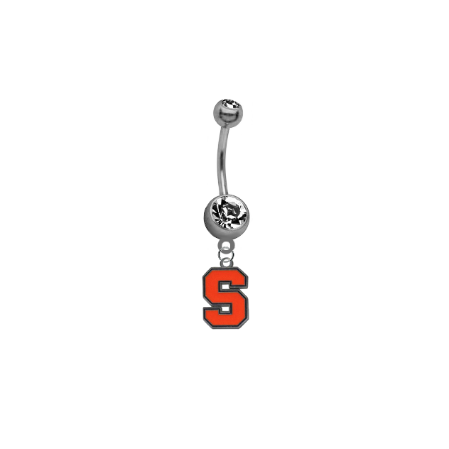 Syracuse Orange NCAA College Belly Button Navel Ring