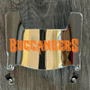 Tampa Bay Buccaneers Mini Football Helmet Visor Shield Silver Chrome Mirror w/ Clips