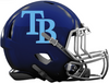 Tampa Bay Rays Custom Concept Navy Blue Mini Riddell Speed Football Helmet