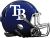 Tampa Bay Rays Custom Concept Navy Blue Mini Riddell Speed Football Helmet